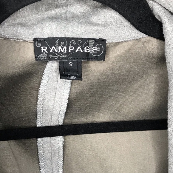 Rampage Gray Jacket Size S zip up - Picture 5 of 5